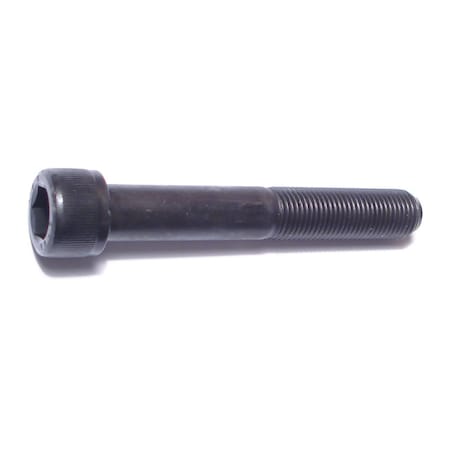 M12-1.25 Socket Head Cap Screw, Black Oxide Steel, 80 Mm Length, 3 PK